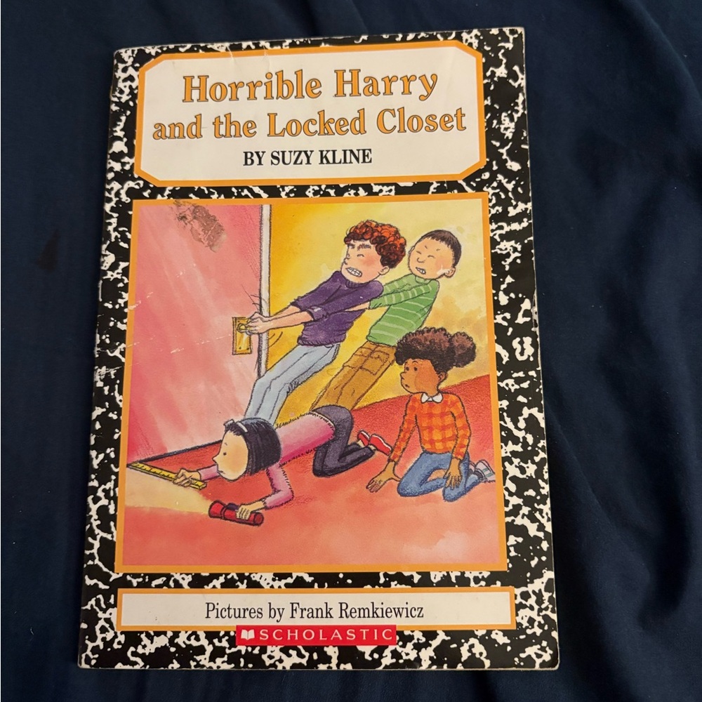 Scholastic Book with Black and White Cover